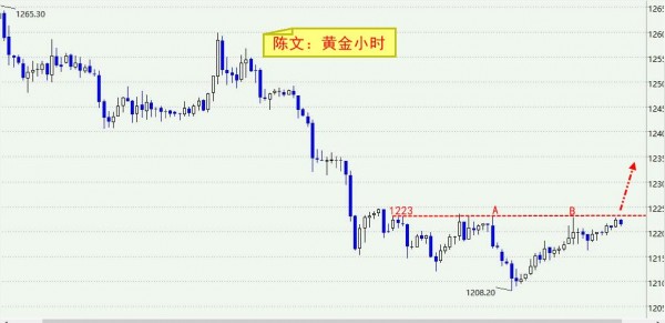 陈文：坚决看好黄金破1225