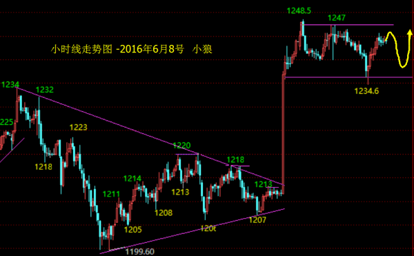 小狼：黄金继续窄幅整理，不适合追单操作